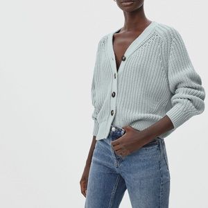 Everlane Texture Cotton Cardigan